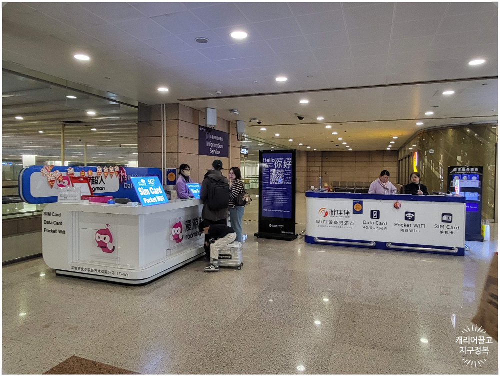 상해 푸동공항에서 시내 들어가는 방법