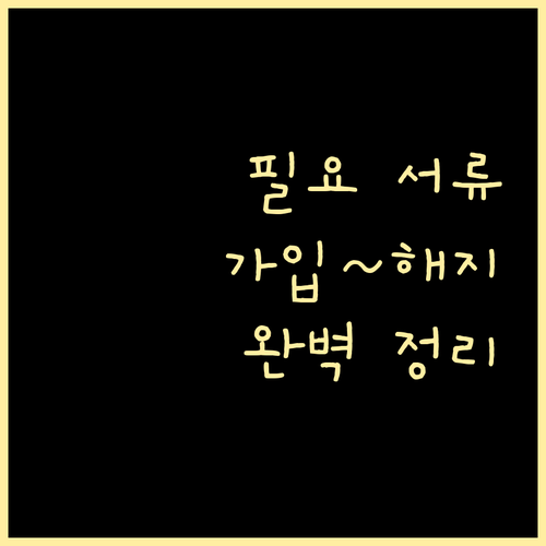 운전자보험 필요 서류 완벽 정리: 가..