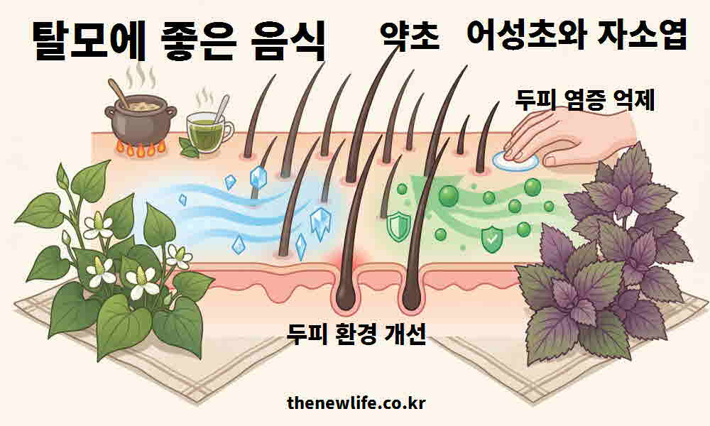 탈모 좋은 음식 약초
