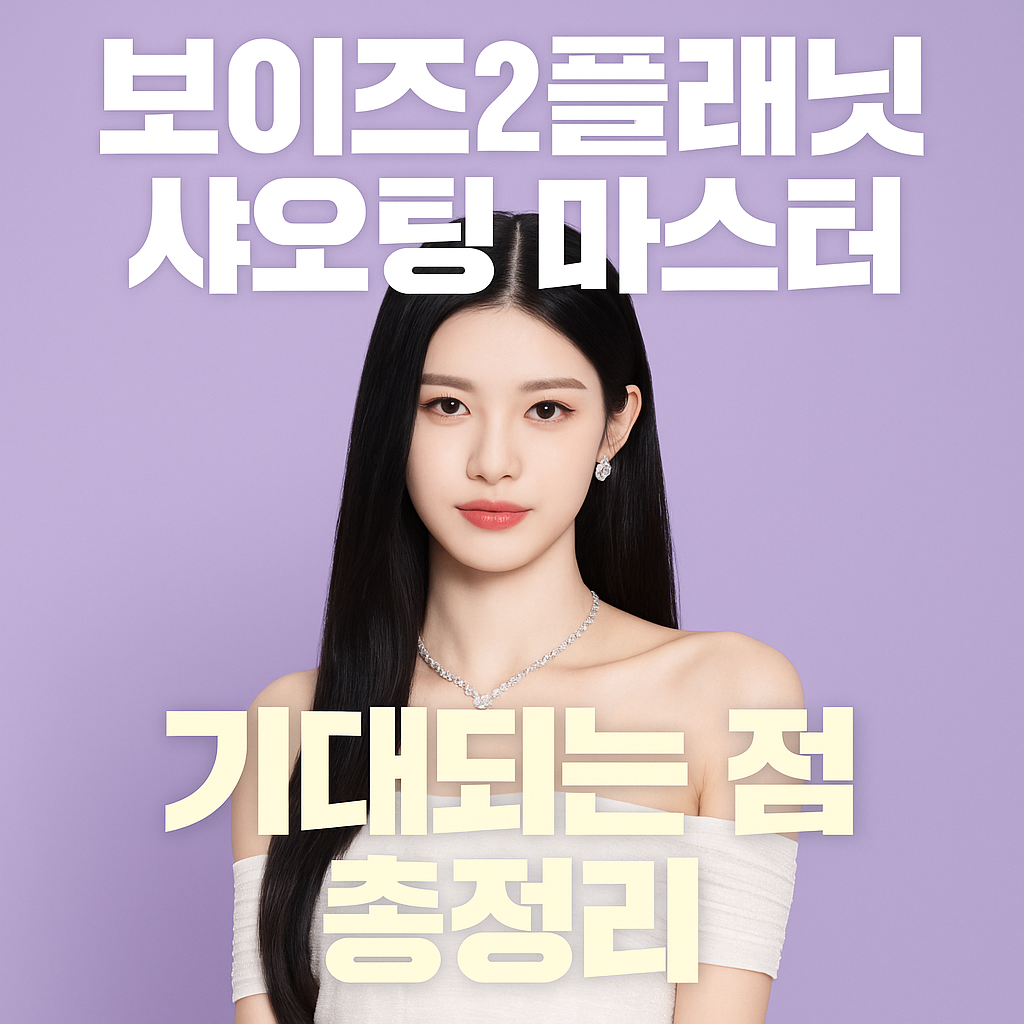 보이즈2플래닛 샤오팅 마스터