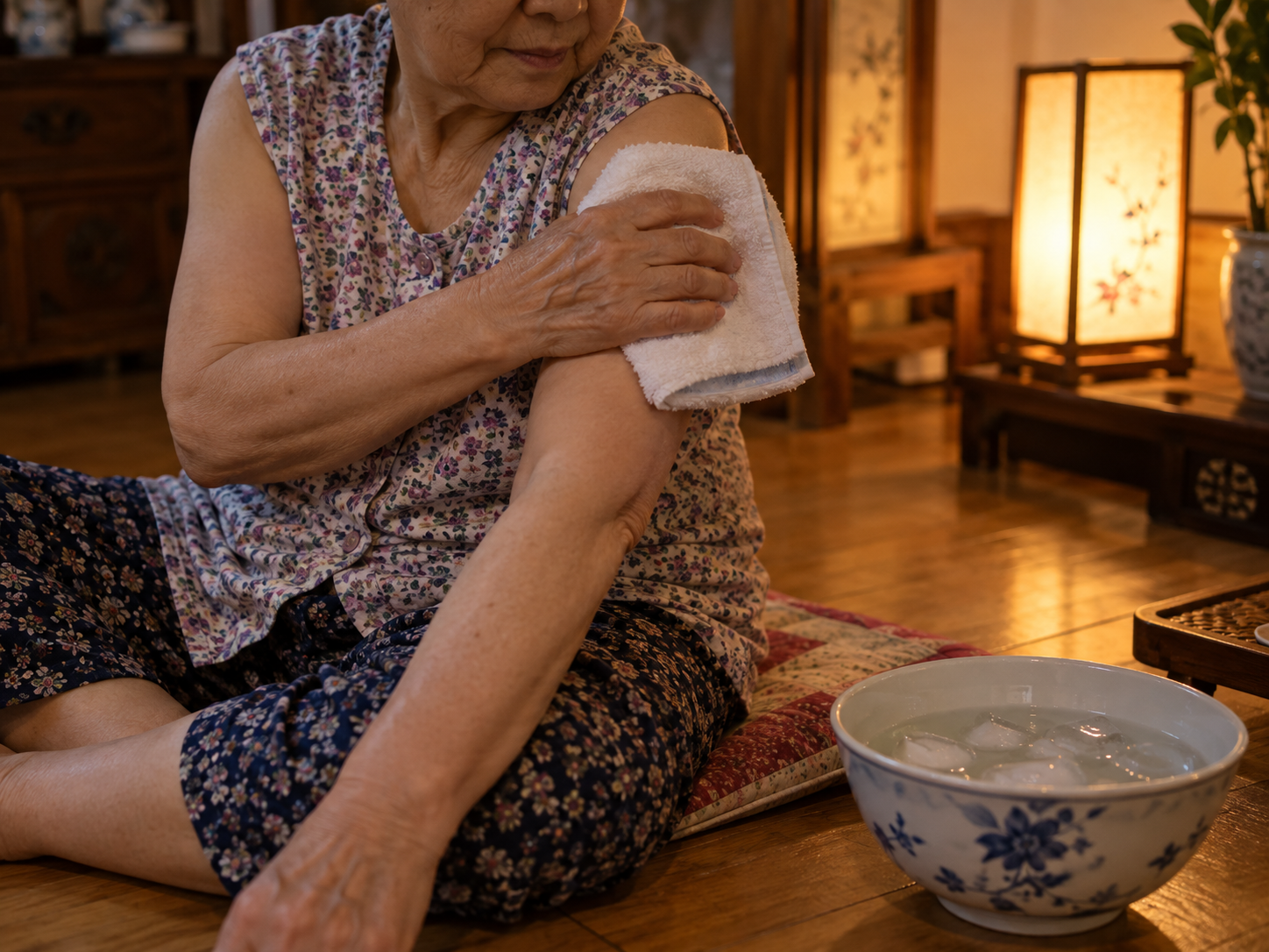 RSV 백신 근육통 냉찜질
