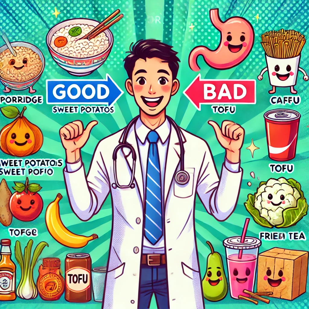 위 건강에 좋은 음식과 피해야 할 음식