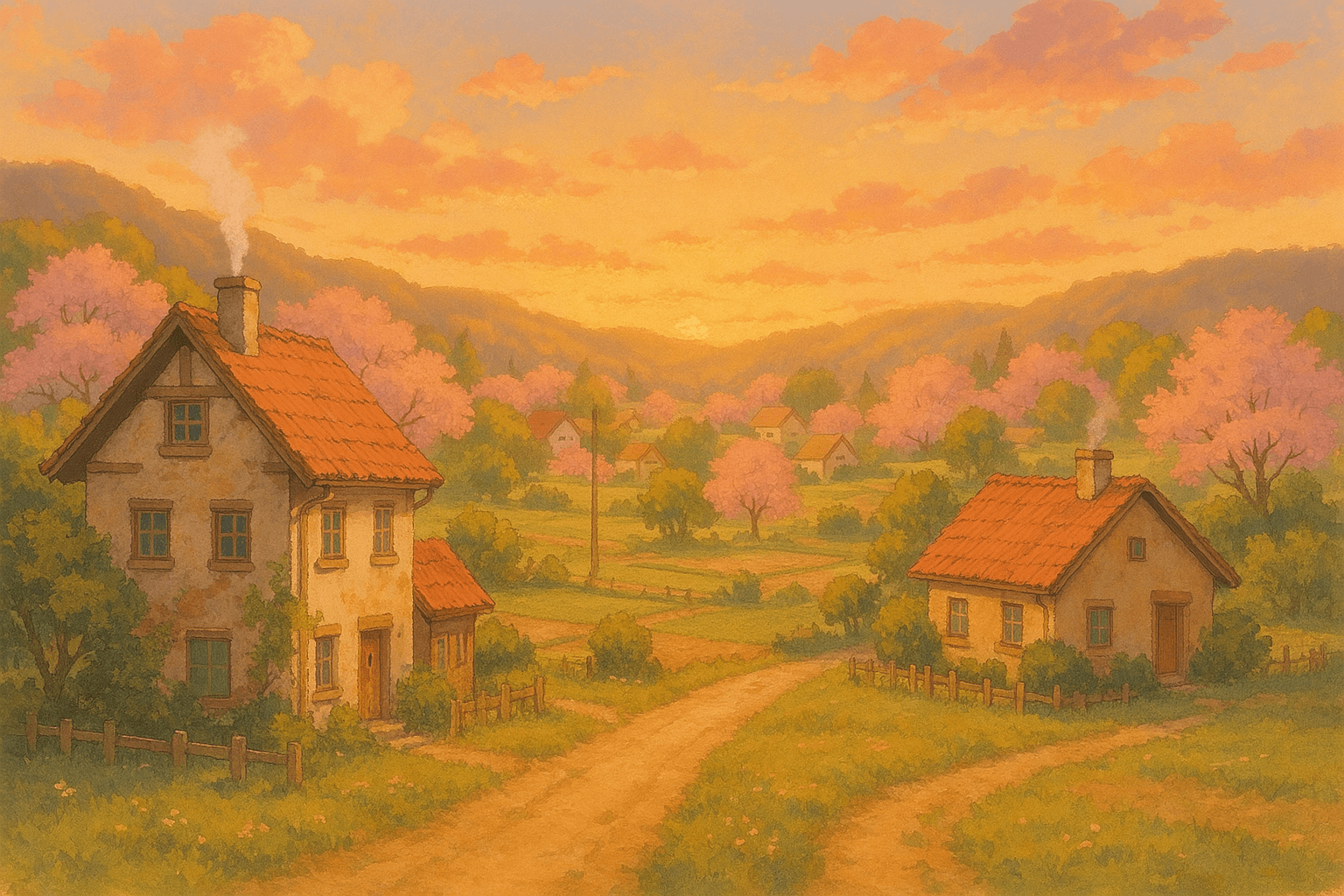 챗GPT 지브리 감성 일러스트