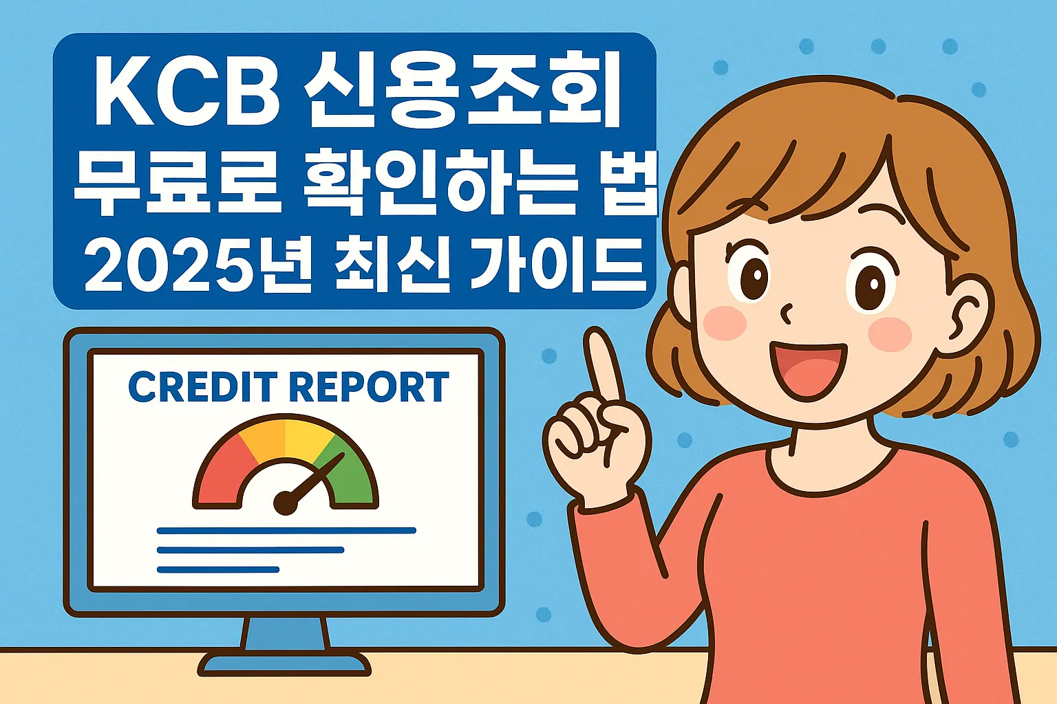 KCB 신용조회 무료로 확인하는 법 2025년 최신 가이드