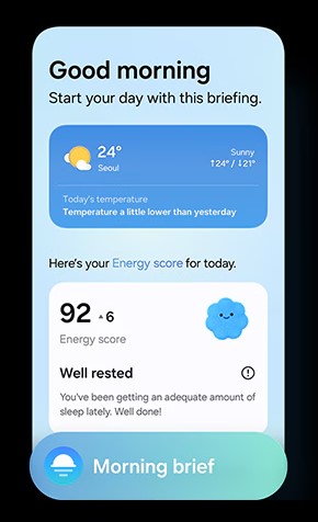 나우 브리프(출처:삼성전자)