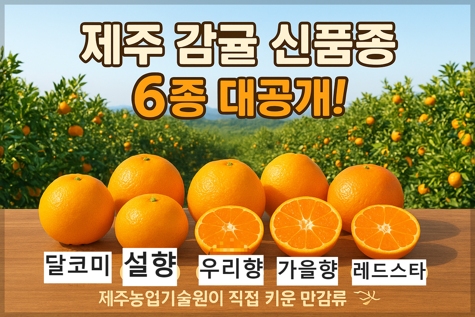 제주감귤 신품종6종대공개/사진