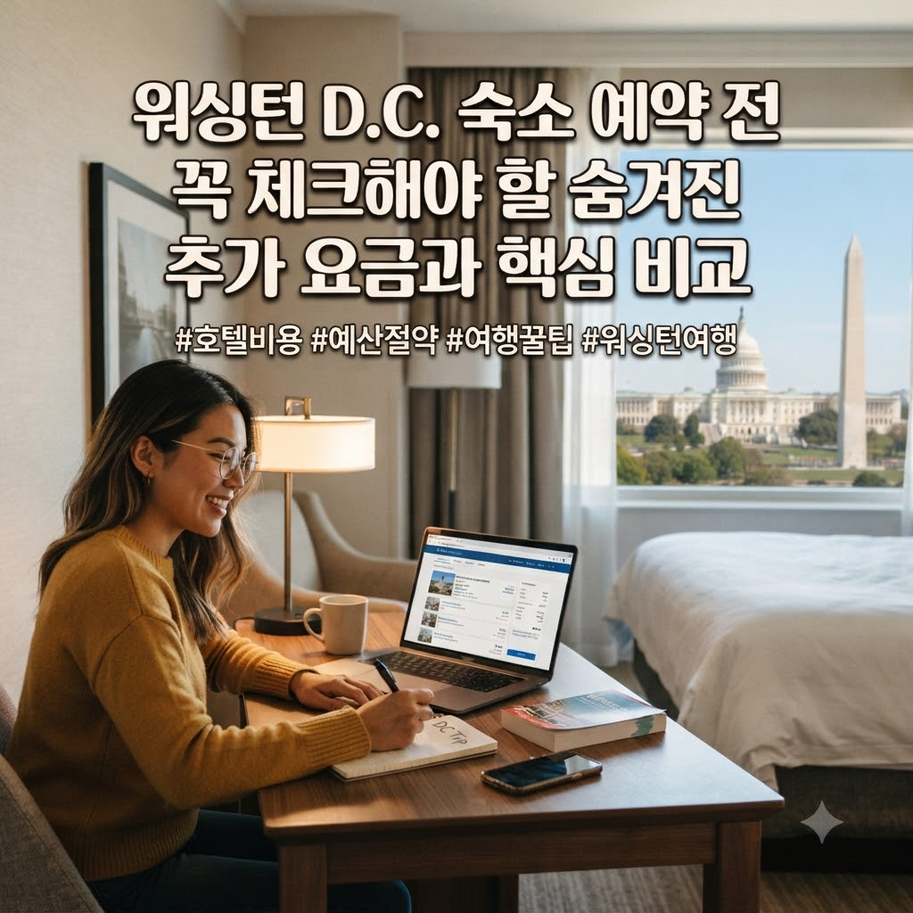 예약 직전 확인해야 할 워싱턴 D.C..