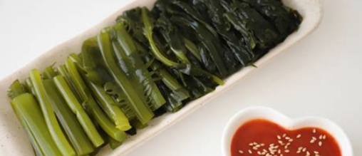 물미역 데치기1