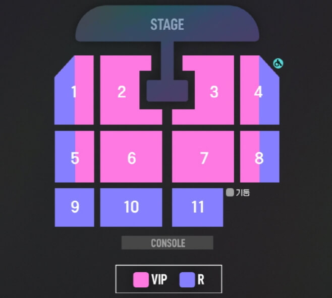 수원 콘서트 좌석표