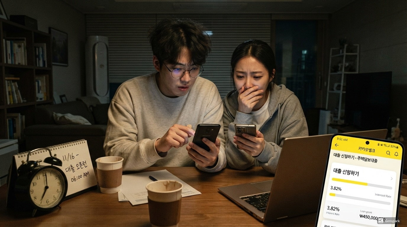 카카오뱅크 '대출 오픈런' 현상