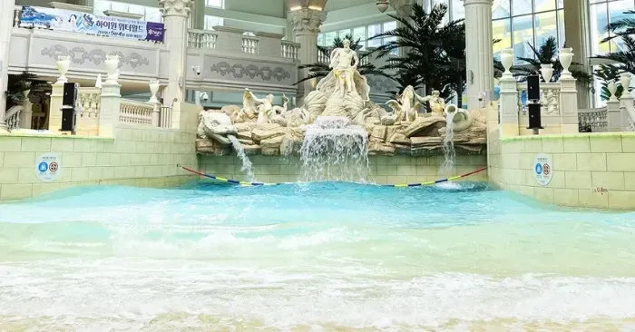 하이원리조트 워터파크 수영장 모습