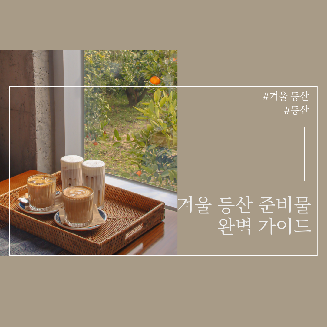 겨울 등산 준비물 가이드 – 안전하고 따뜻한 겨울 산행을 위한 필수 체크리스트
