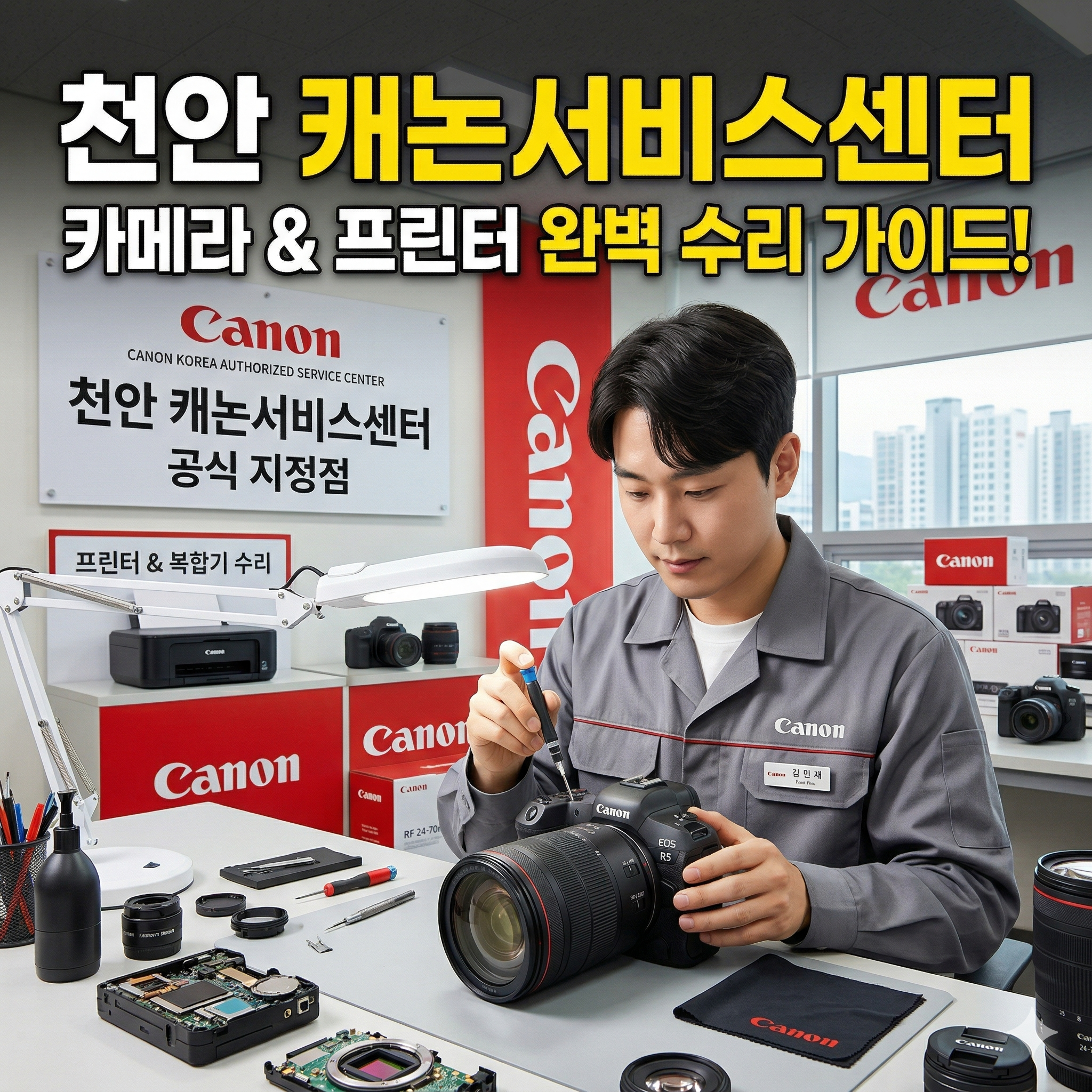 천안 캐논서비스센터 완벽 가이드: 카메라 및 프린터 수리 방법 총정리