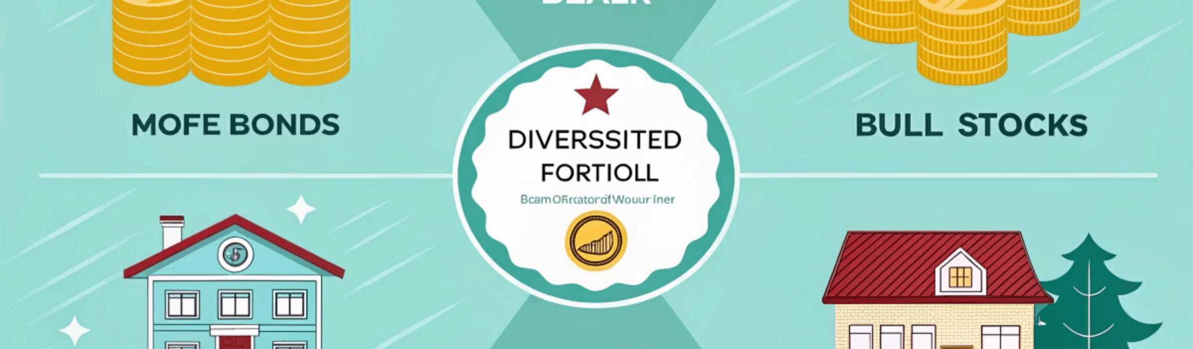 장기 투자 자산을 표현한 이미지