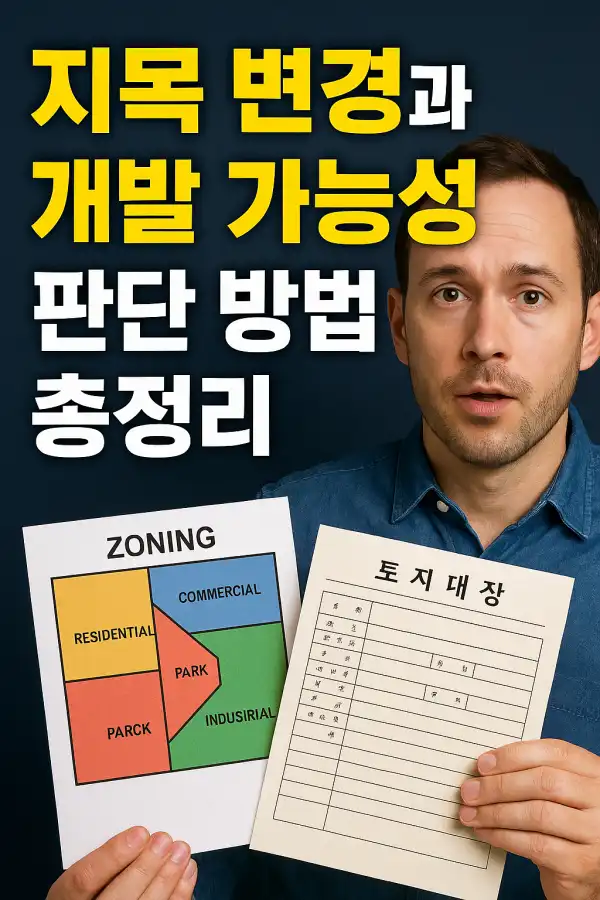 지목 변경과 개발 가능성 판단 방법