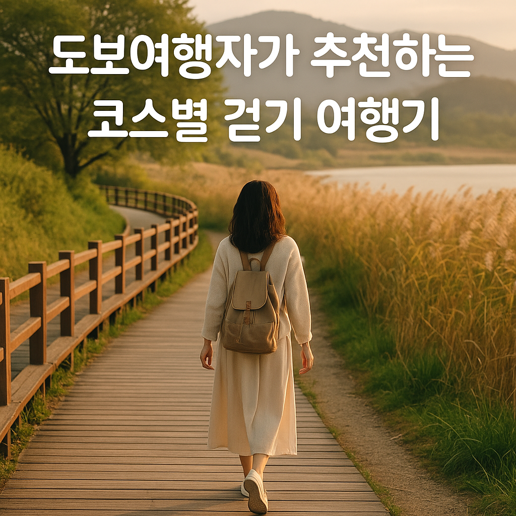 도보여행자가 추천하는 코스별 걷기 여행기