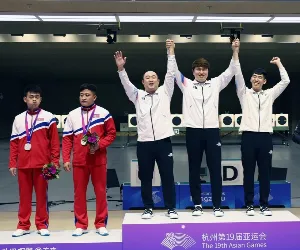항저우-아시안게임-남자사격-단체전-금메달