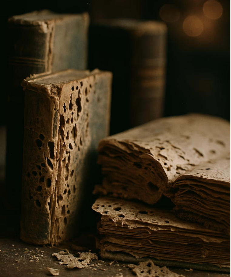 녀석들의 뷔페, 종이와 먼지