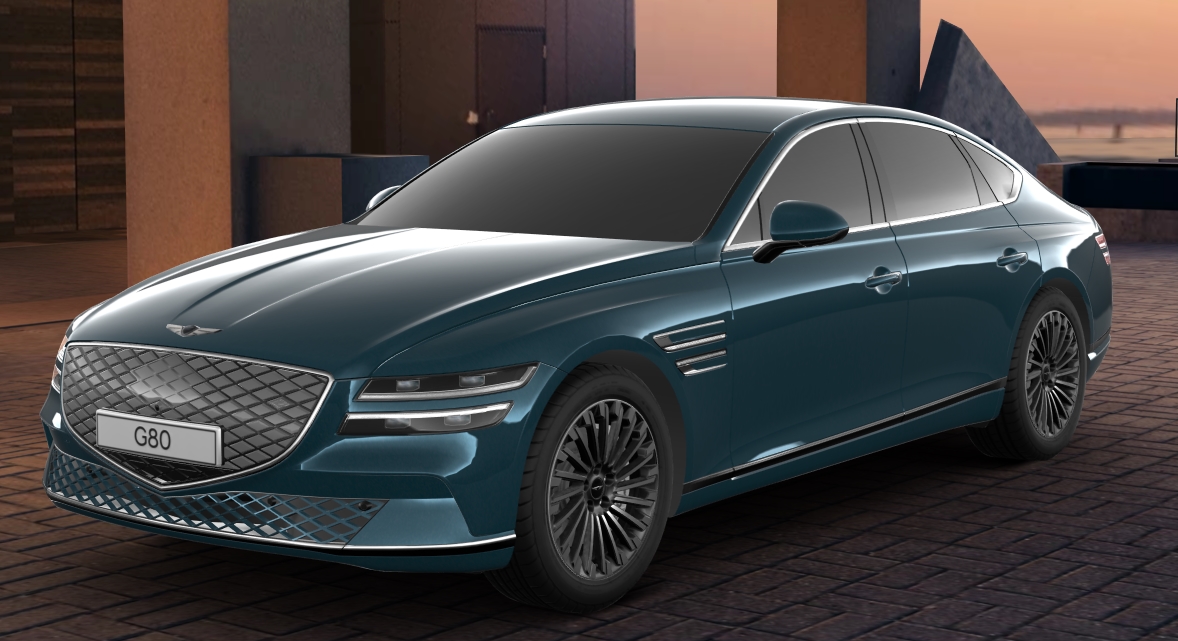 제네시스 G80 전기차 - 마티라 블루(색상 코드 : NEB)