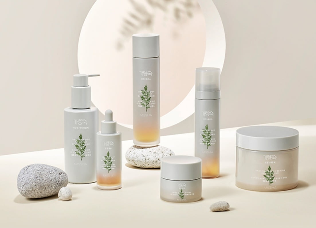 미샤의 개똥쑥 라인.