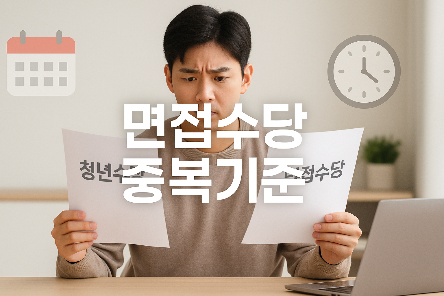 청년 면접수당 중복 수급 기준