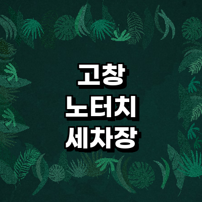 고창군 노터치 세차