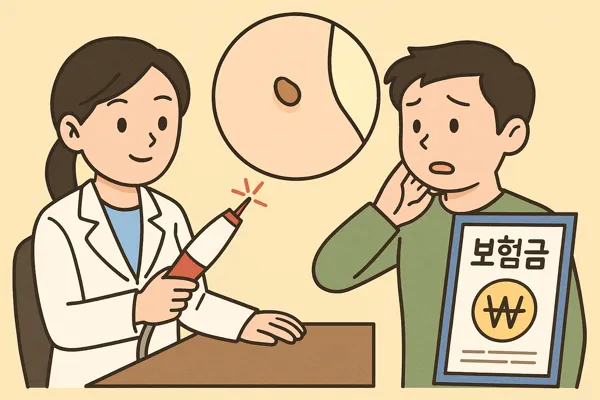 쥐젖 제거 후 실비보험 청구 절차