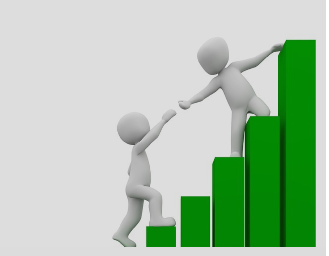 차트를-올라가는-두-명의-사람-이미지