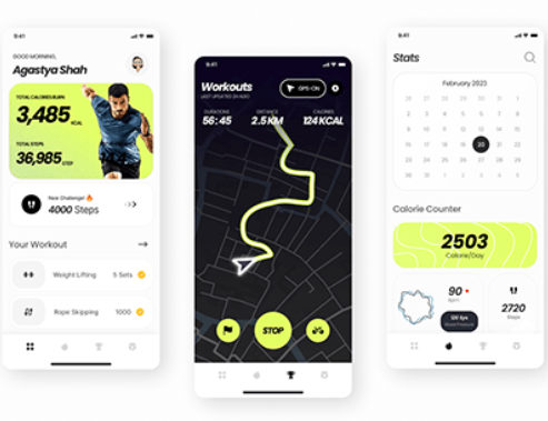 위치 서비스로 걷기, 러닝 코스 찾기