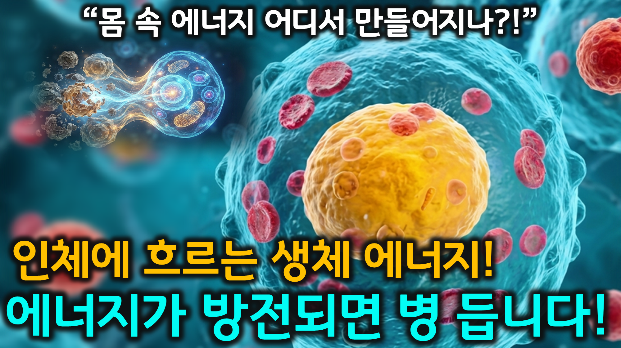 몸 에너지의 근본 (미토콘드리아, 체열, 장내세균)
