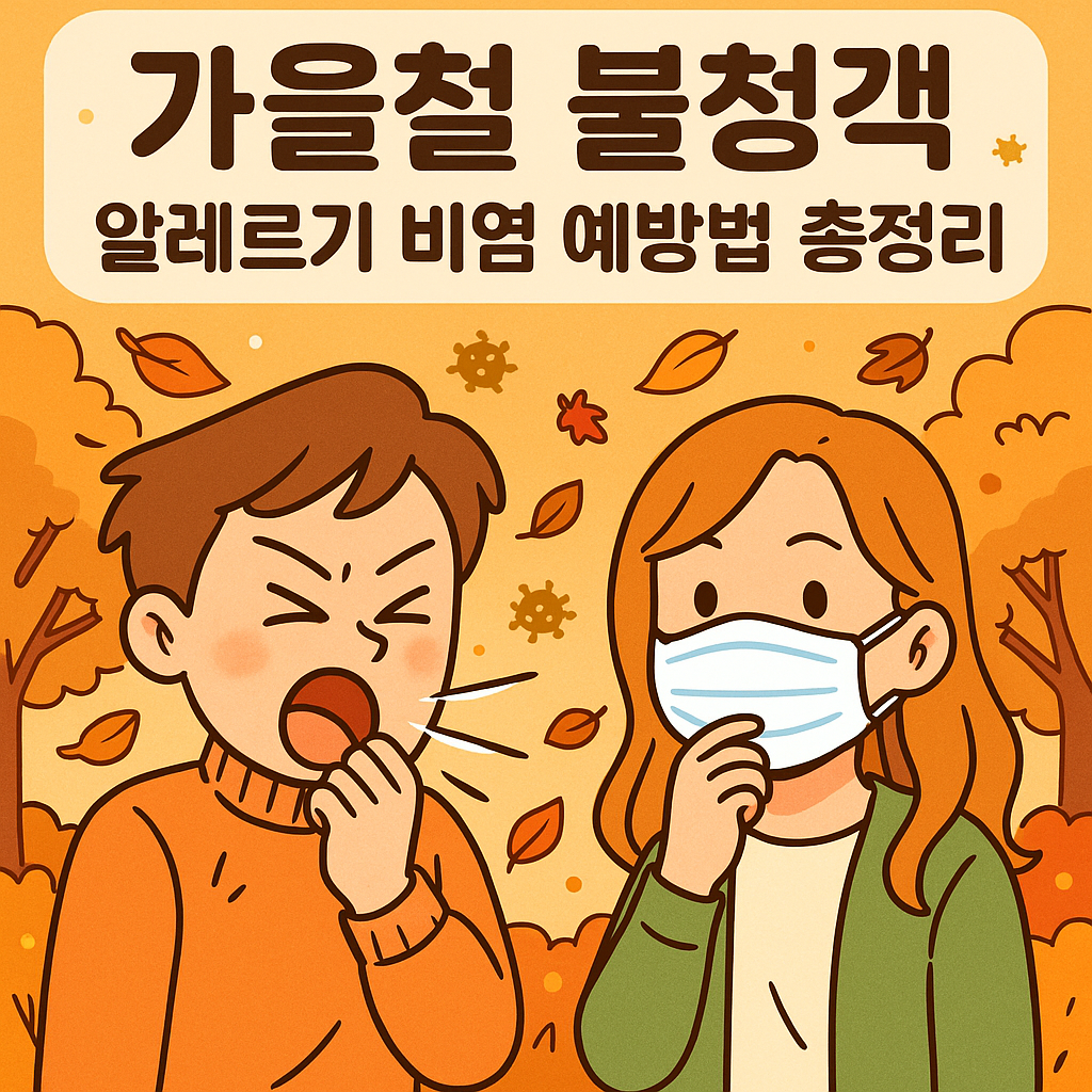 가을철 불청객, 알레르기 비염 예방법 총정리 관련사진