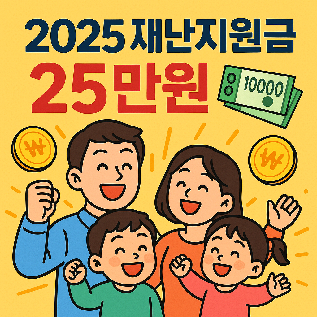 2025년 민생회복지원금 25만원, 누구나 받는 방법 총정리!