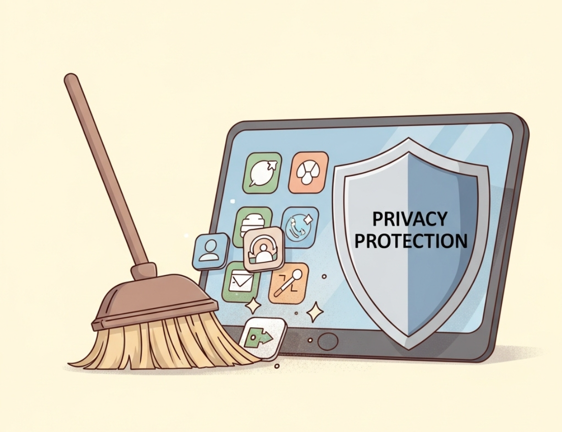 디지털 발자국 지우기, 개인정보 보호 습관