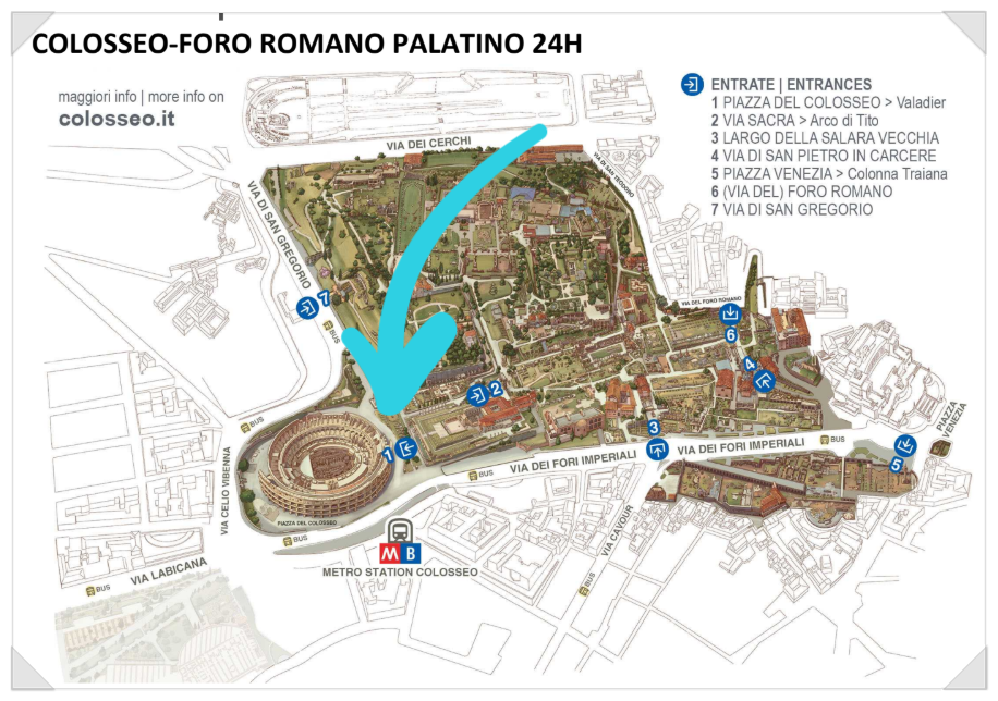 로마의 콜로세움에 가다.