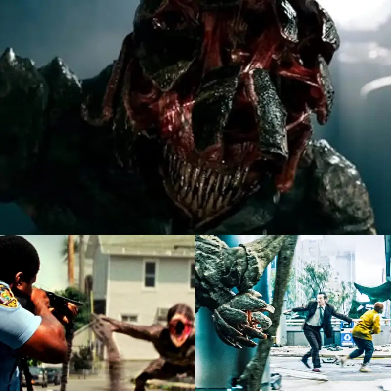 콰이어트 플레이스: 첫째 날 괴생물체에 공격당하는 사람들