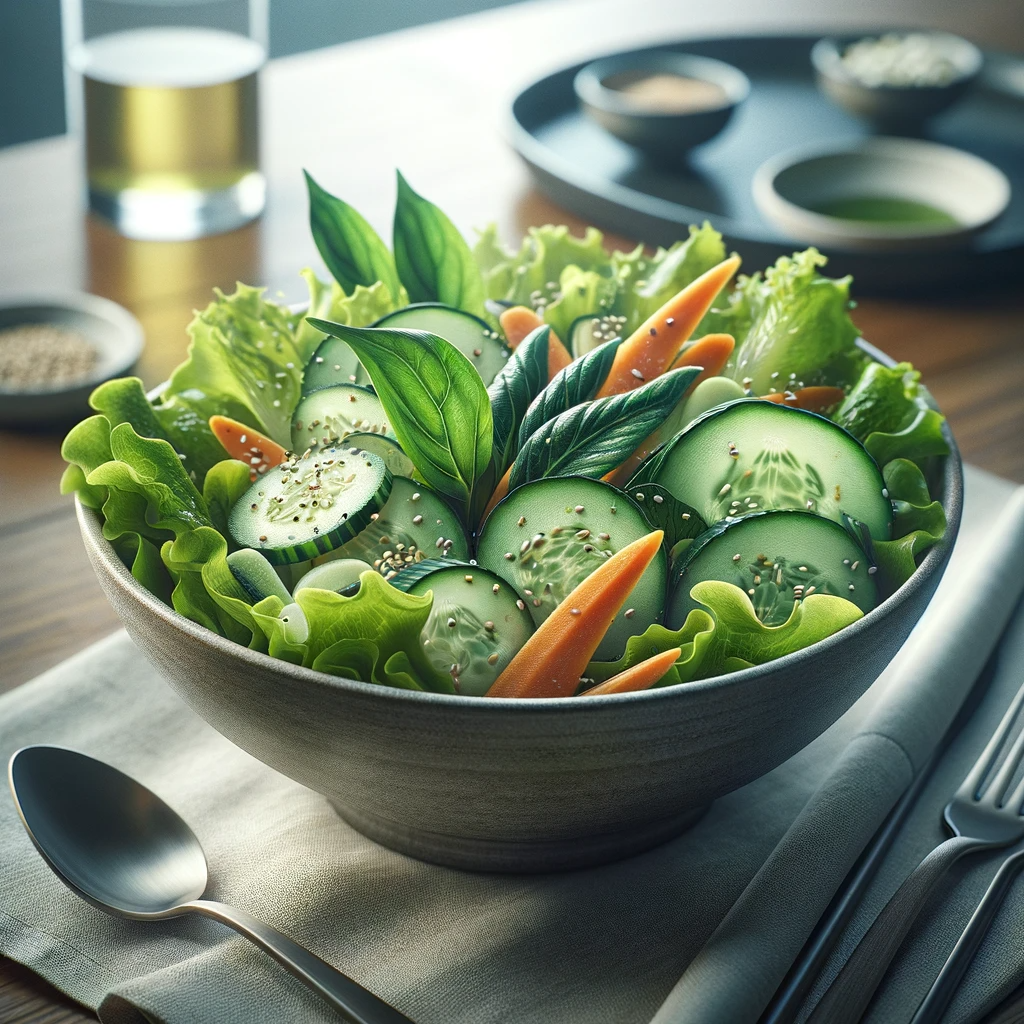 미나리차 샐러드 드레싱