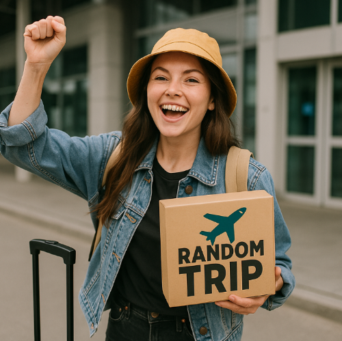 랜덤 박스 여행 (MZ세대, 트렌디, 여행스타일)