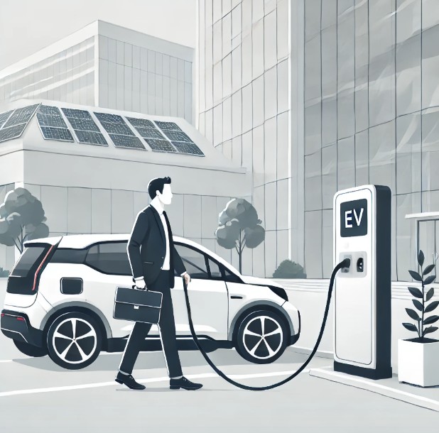 회사원출퇴근전기차충전