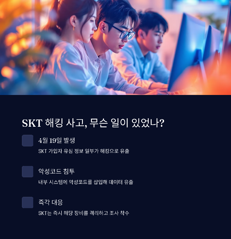 SKT 해킹 사고 발생… 유심 정보 털렸다, 내 개인정보는 안전할까?