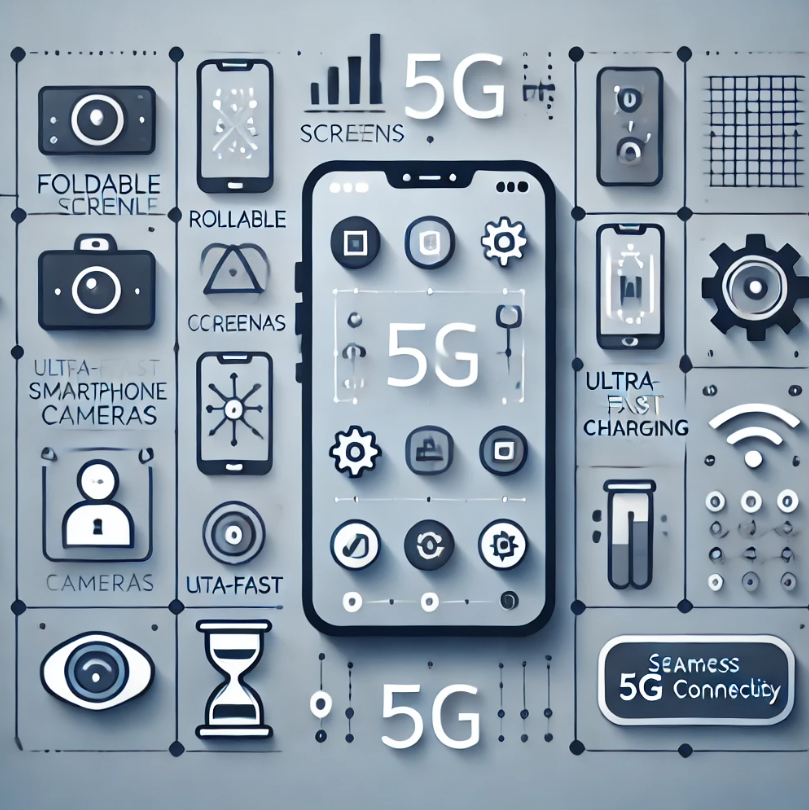 차세대 스마트폰 기술 폴더블, AI 카메라, 배터리 혁신 관련