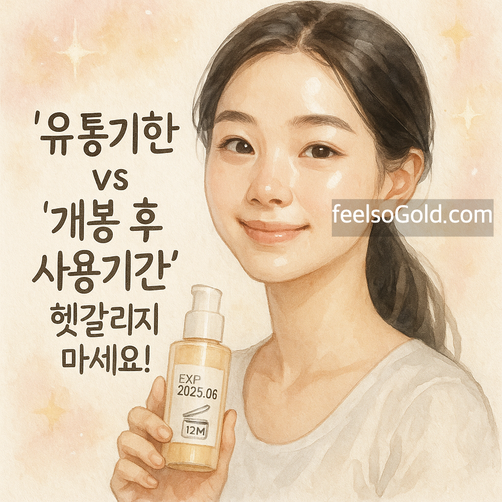 '유통기한' vs '개봉 후 사용기간', 헷갈리지 마세요! 화장품 안전하게 쓰는 꿀팁