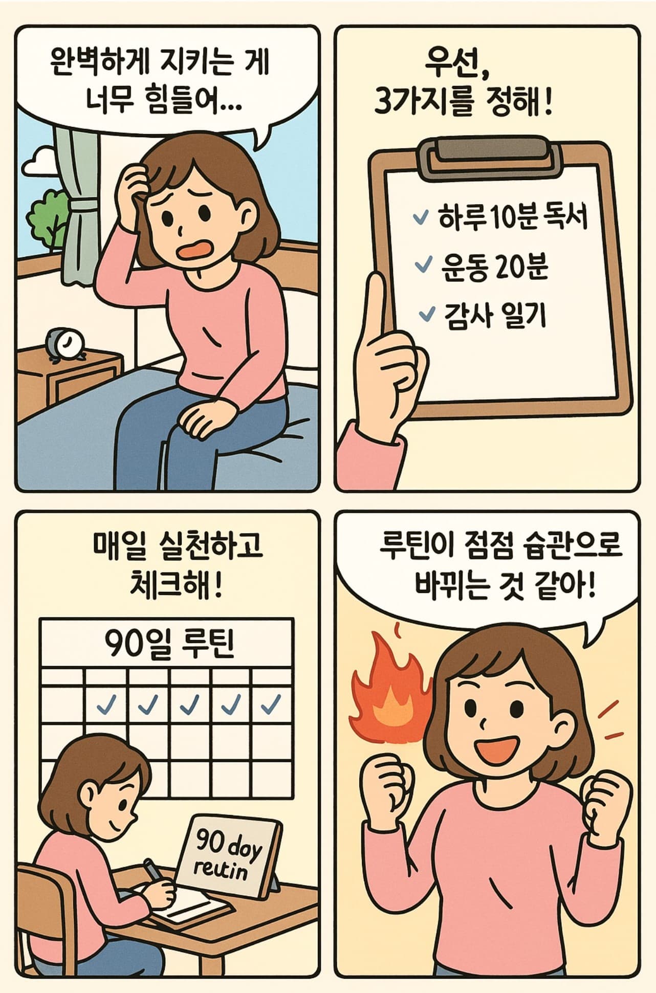 장기 습관으로 이어가는 90일 루틴 전략