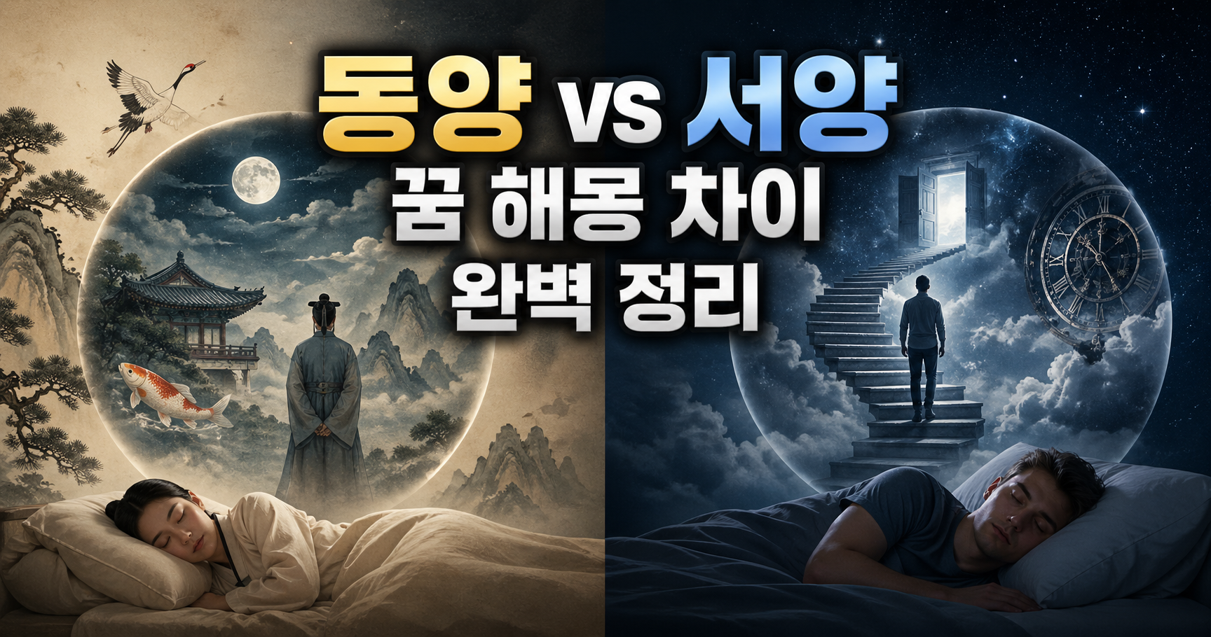 동양 vs 서양 꿈 해몽 차이