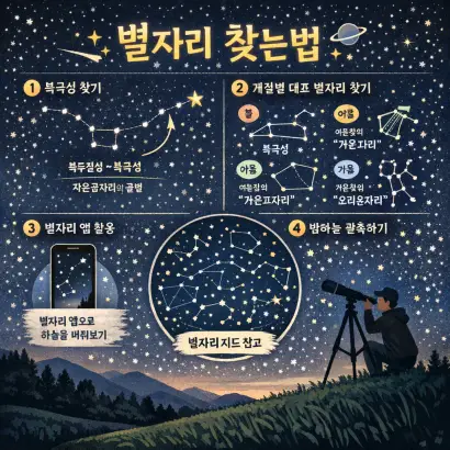 별자리 찾는법 총정리