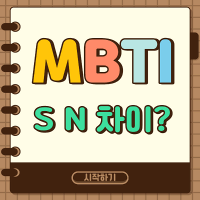 mbti 이미지