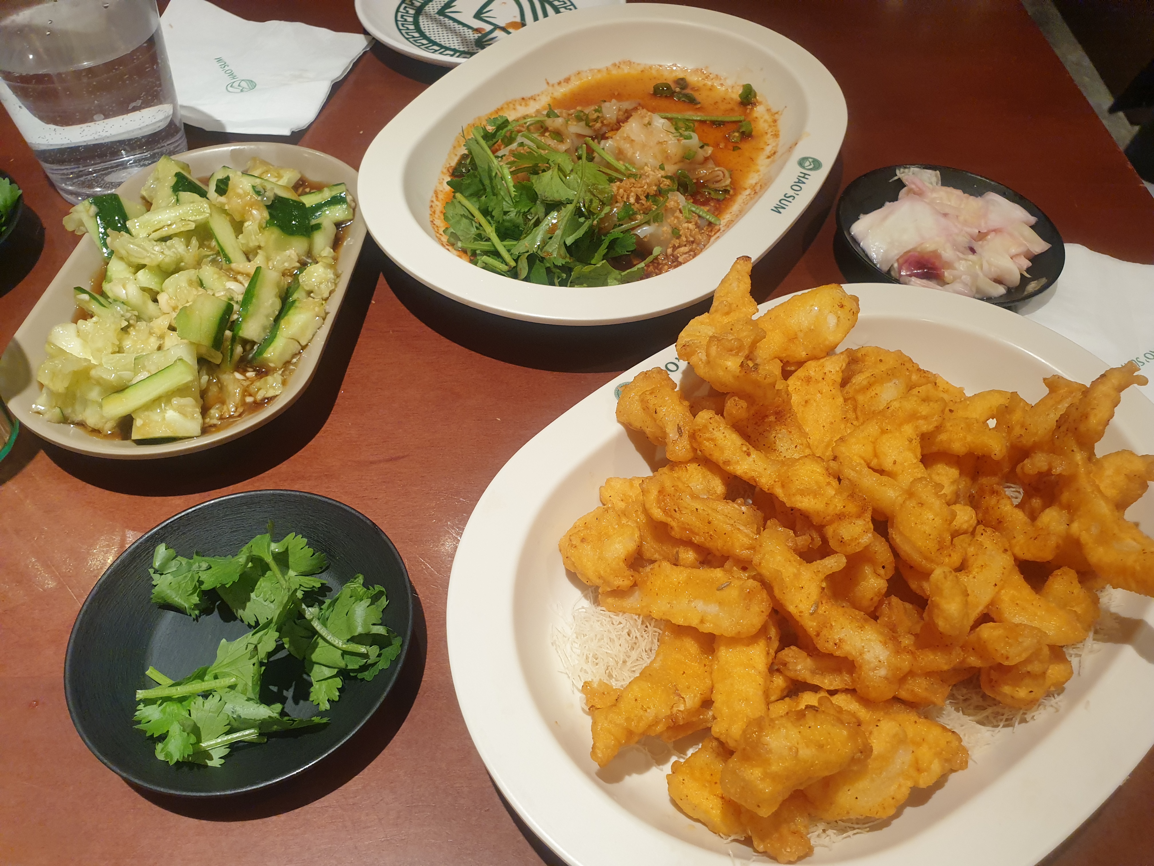 오징어튀김, 사이드메뉴들