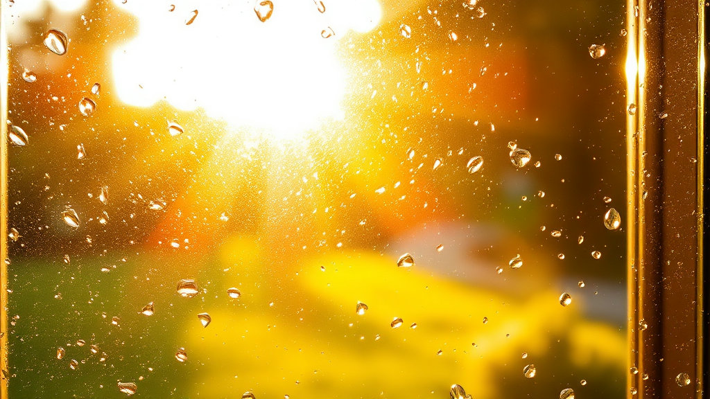 창문에 묻었던 물방울 자국, 미세먼지, 지문, 그리고 각종 얼룩