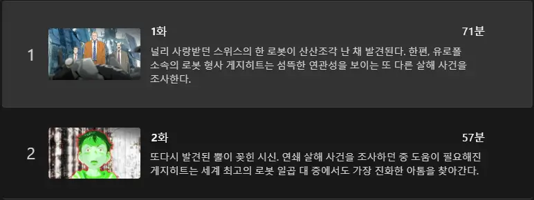 플루토(pluto) 줄거리, 평점, 후기