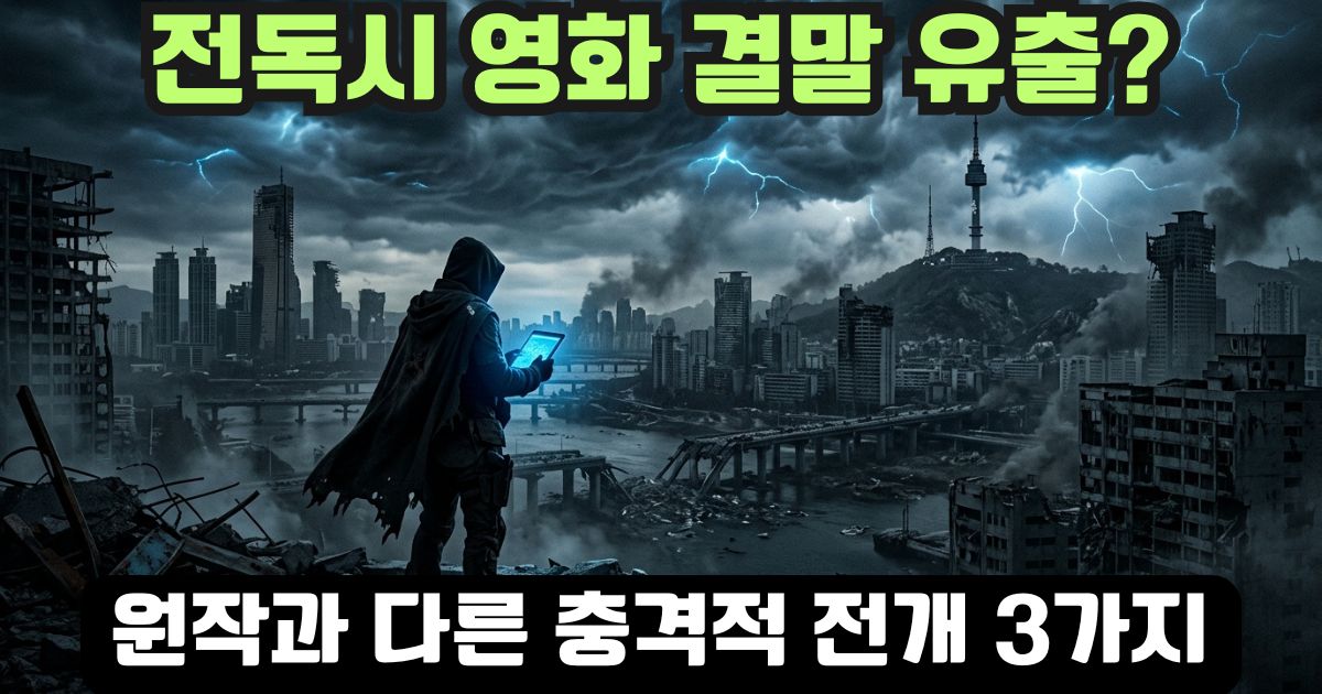 전지적 독자 시점 영화 결말 스포일러 및 웹툰 원작 차이점 분석