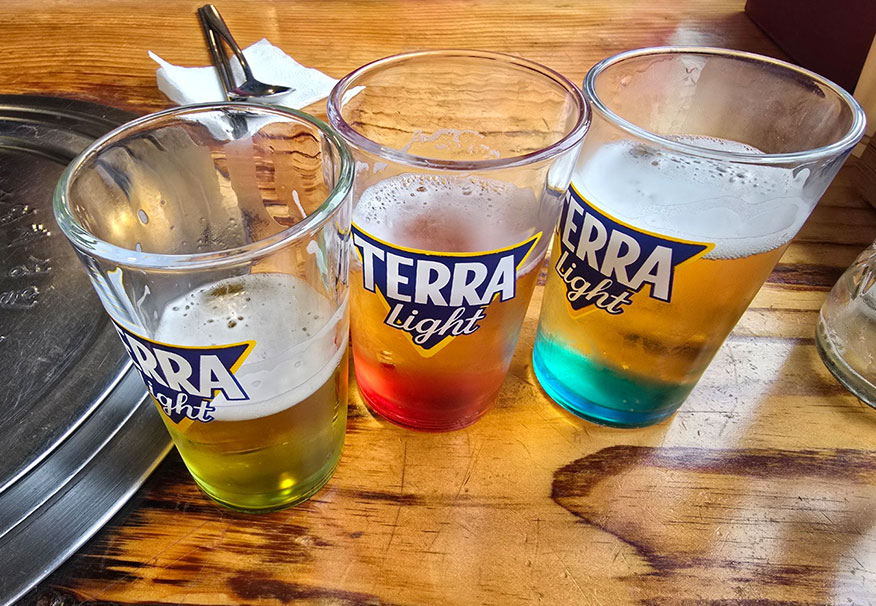 형형색색 맥주잔